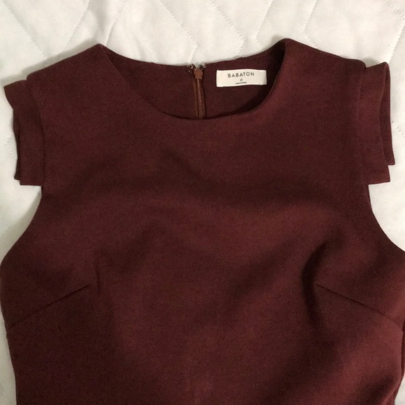 Talula Babaton Aritzia Rust Autumn Dress Size 0 Like New - Picture 2 of 10